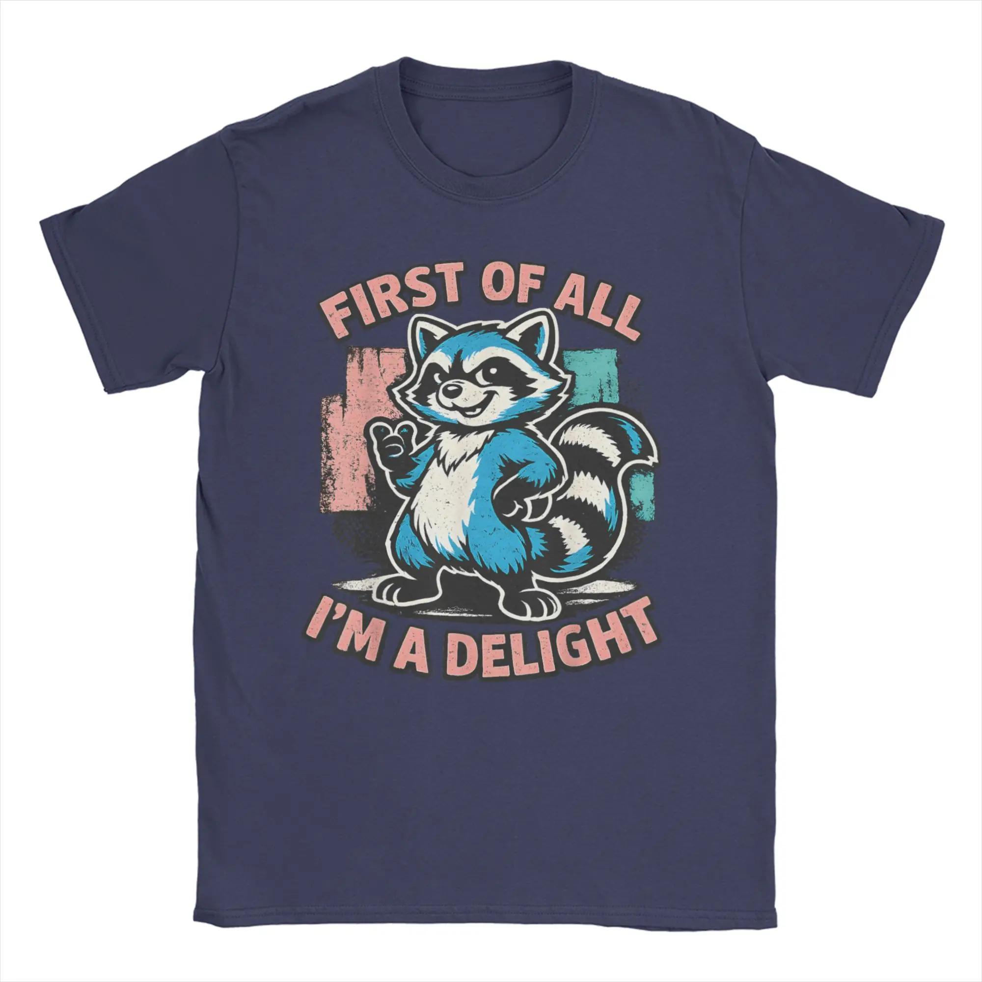 

First of All I m A Delight T-Shirt Summer Harajuku T Shirts Adult Cotton O-Neck Top Tees Short Sleeve Casual Tshirt XXXL