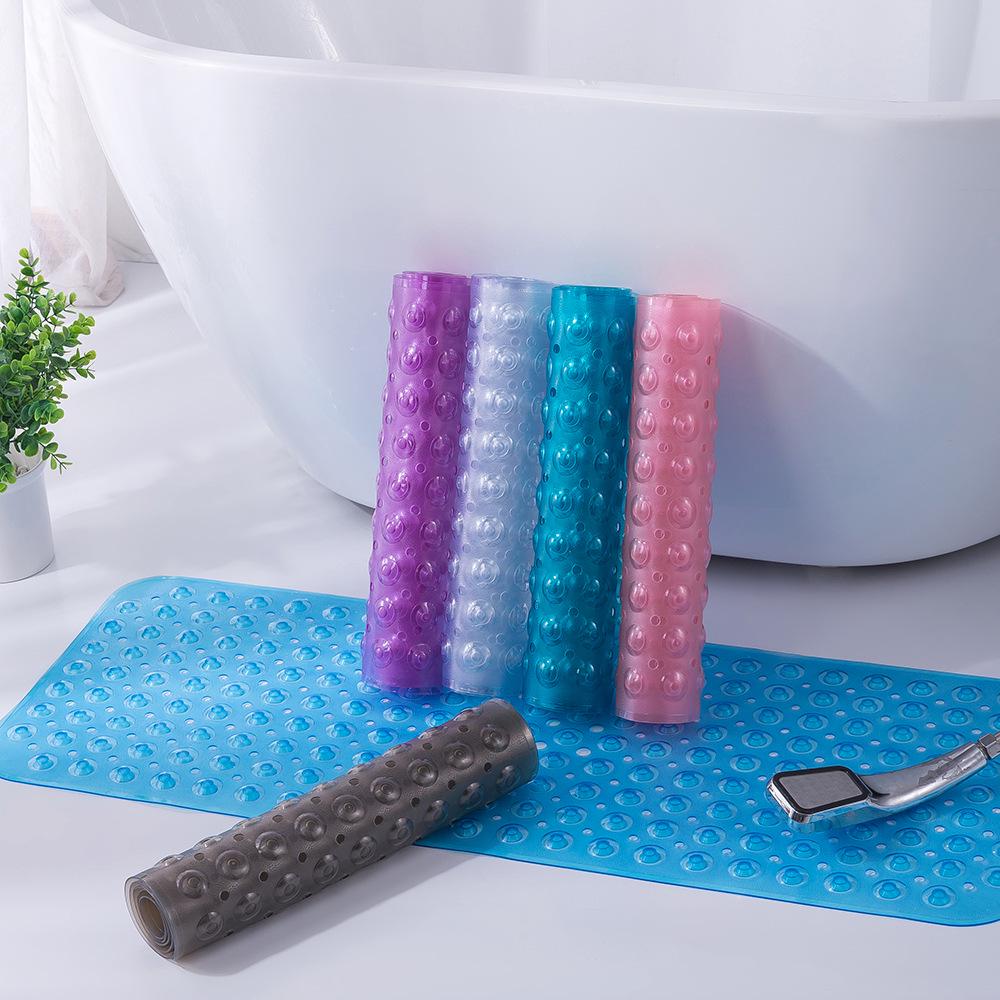 40x100cm Rutschfeste Badematte: Massage-Fußpad für Dusche und Badewanne