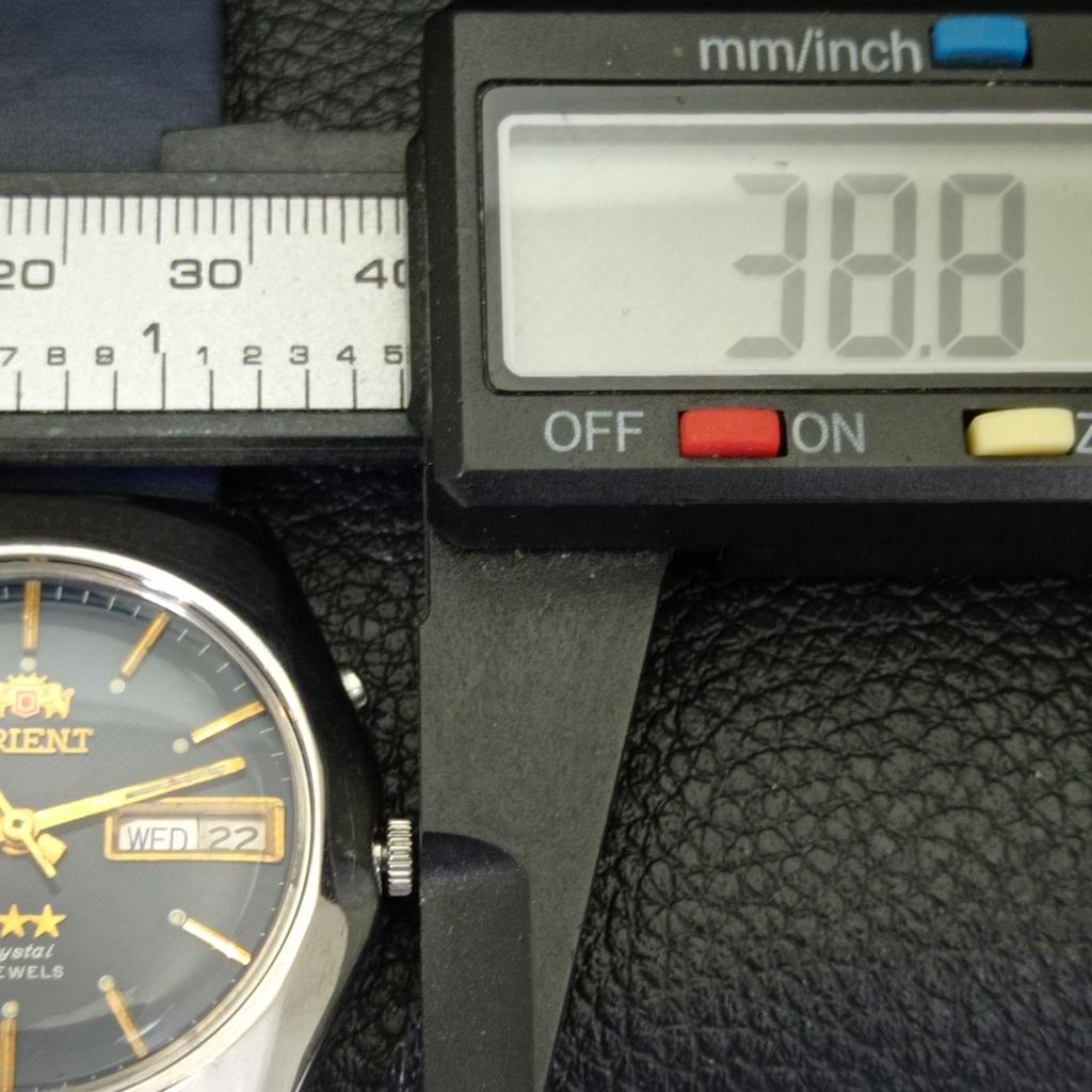 VINTAGE ORIENT CRYSTAL AUTOMATIC 46941 JAPAN MENS ORIGINAL DIAL WATCH a700726-5 R204-a700726