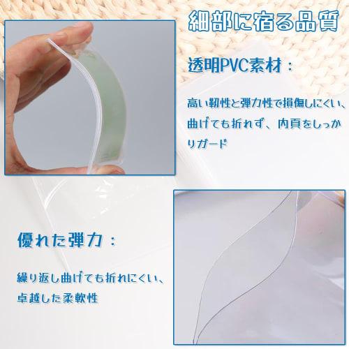 BOOHUQICH Card Loader, Hard Card Case, Top Loader, PVC Material, Scratch-Resistant, Transparent, Pack of 20