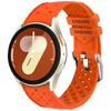 ERBORD Universal Silicone Strap 20mm, Tropic, Orange / Silver Buckle