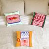 Sardine Cushion Cover Charm Home Office Can Birthday Anniversary Gifts Coastal Soft Skin Friendly Cushion Cover