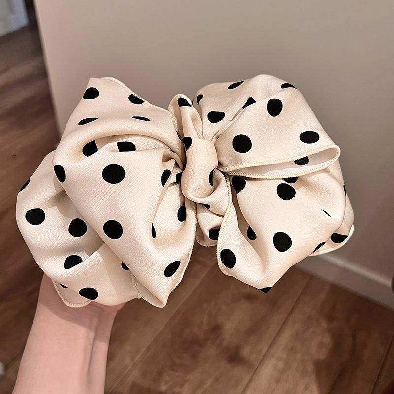 Polka Dot Big Bow Hair Clip - Fairy Style Summer Accessory for Women