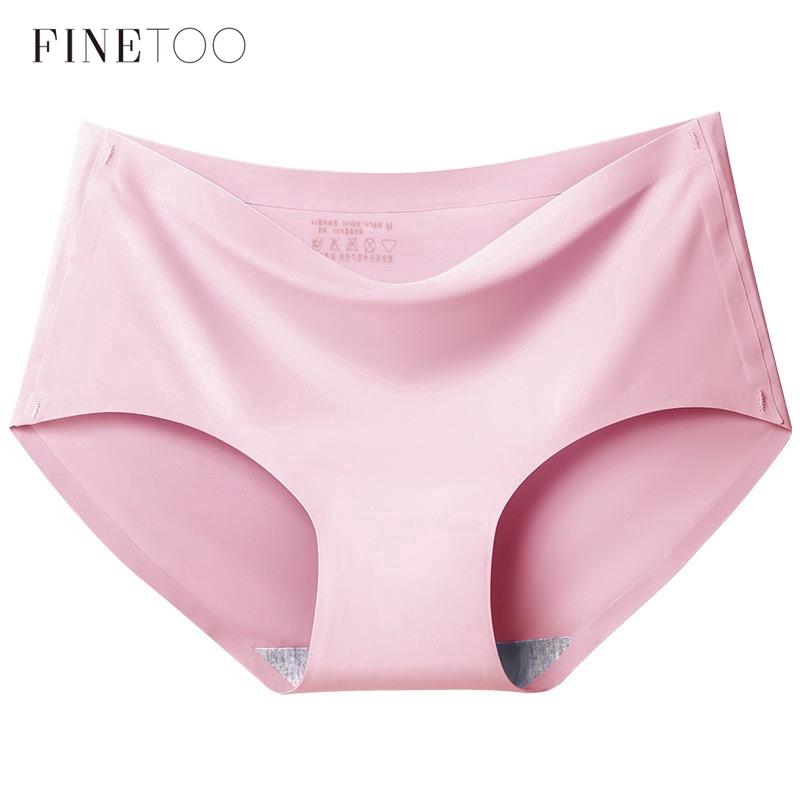 FINETOO Seamless Ice Silk Panties for Women Underwear  Summer
