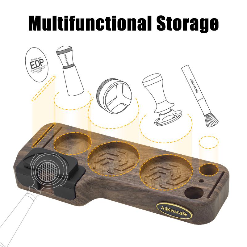Coffee Tamping Station Portafilter Holder Puck Screen Rack ABS For 51MM 54MM 58MM Delonghi Lelit Espresso Accessory Barista Tool