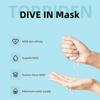 Torriden DIVE IN Hyaluronsäure Gesichtsmaske - Extra feuchtigkeitsspendende koreanische Tuchmaske mit Panthenol & Allantoin, 10 Stück