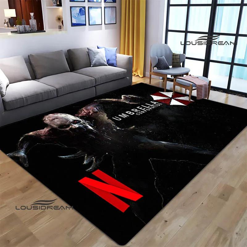 R-Resident Evil Umbrella Printed Carpet Non -slip Carpet Carpets for Living Room Area Rug Door Pad Bedroom Decor Birthday Gift