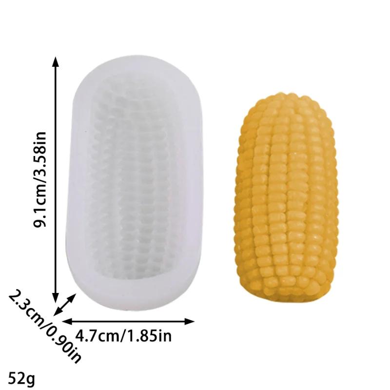 

Top Quality 3D Corn Silicone Mold DIY Chocolate Mold, Dessert Making, Mousse Cake, Ice Cream Mold, Food Safety Materials Squeeze