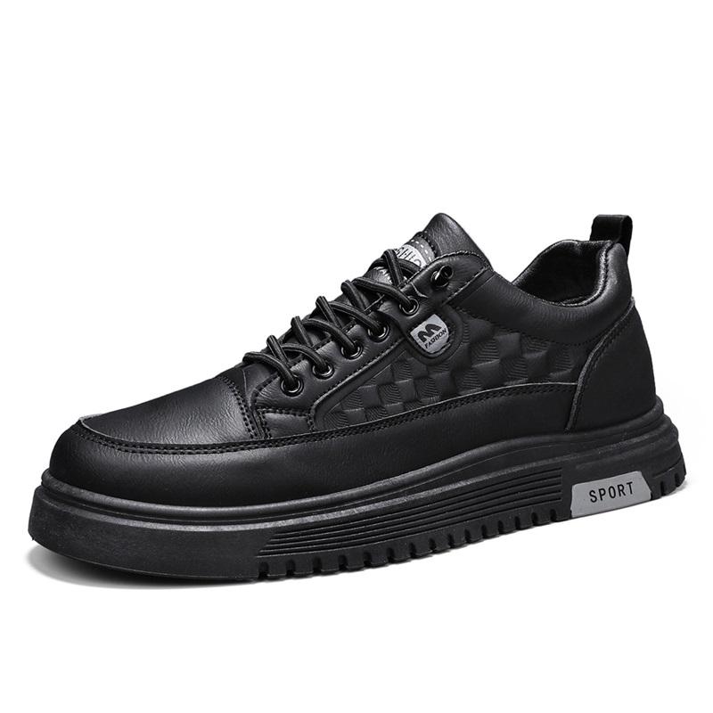 

Men s flat casual shoes spring breathable soft-sole anti-slip outdoor walking shoes youth fashion white shoes sports board shoes 44