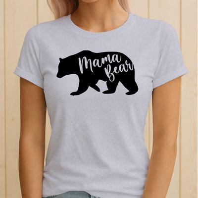 Mama Bear Unisexs T Shirt New Mom Mothers Day Clothing Apparel