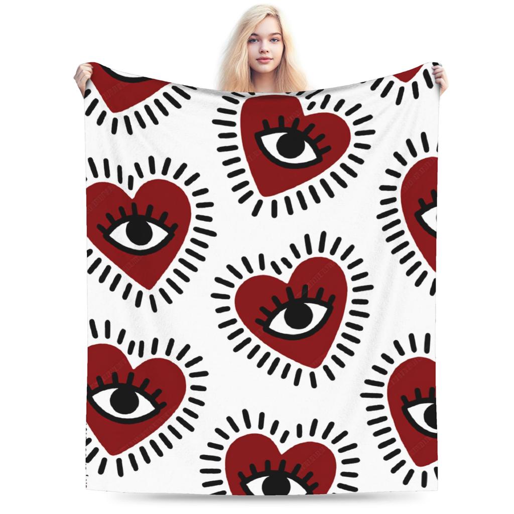 Eye Pattern Blanket Quality Soft  Throw Blanket Winter Kids Adult Home Decor Fluffy Bedspread