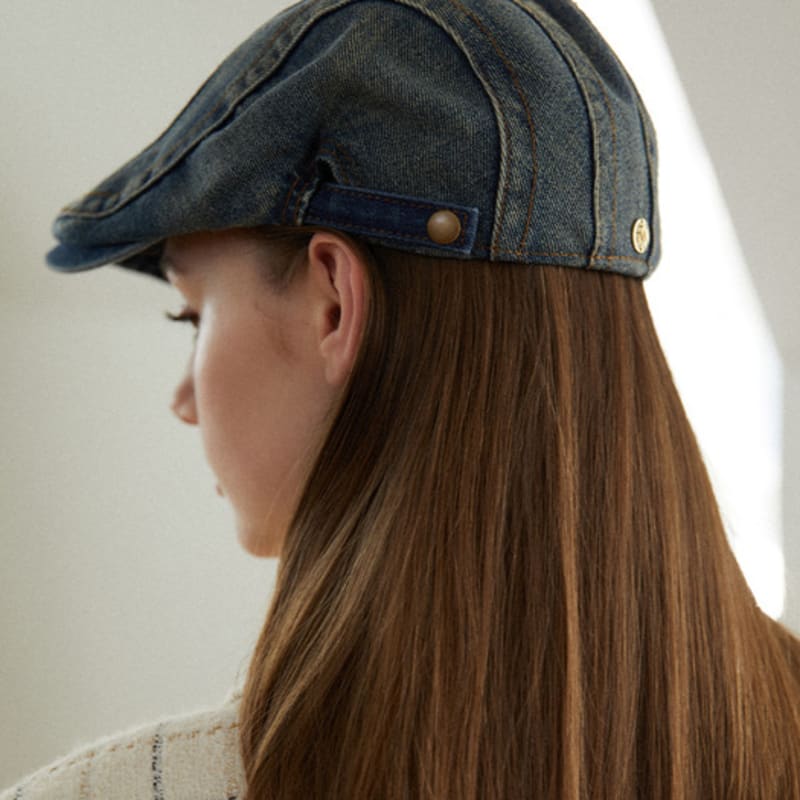 TATIANA Mark Denim Hunting Cap HT8159 2 Colors
