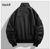 Męska kurtka pilotka z wysokiej półki 2025: Fajny, buntowniczy styl baseballowy na wiosnę/jesień