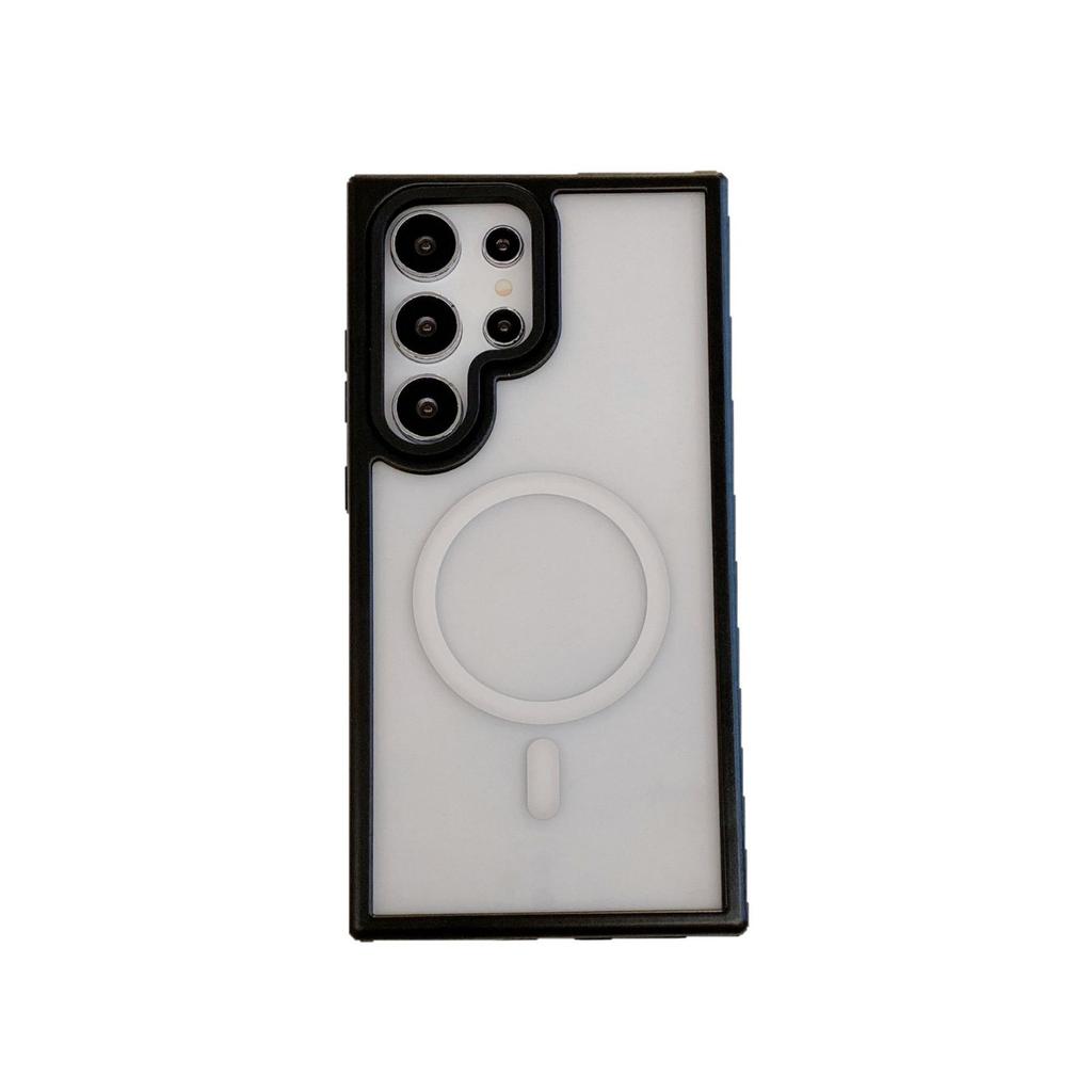 Macaron Magnetic Phone Case Samsung S25ultra Suitable for S24 Plus Protective Case Galaxy Simple Case
