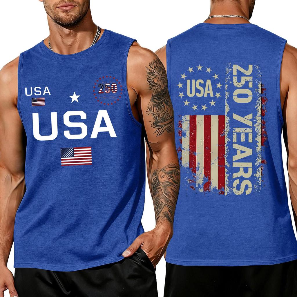 Herren Hemden 4. Juli USA Muskel Tanktops Patriotische Tanktops