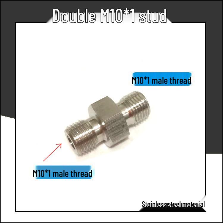 8mm M10*1 Stainless Steel High Pressure Quick Connect Male Coupler for 8mm Female.