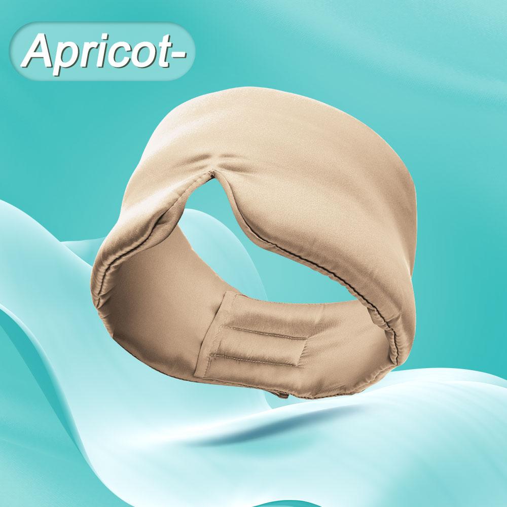 Máscara de Dormir 100% Seda de Amora Tapa-olhos Bloqueador de Luz Máscara para Olhos Protetor de Olhos Macio Acolchoado Slaapmasker Patch Auxiliar de Sono para Viagem beige