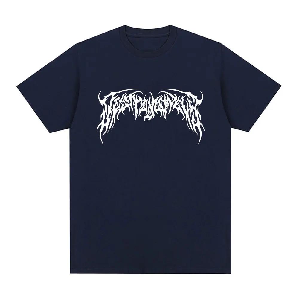 Rapper Destroy Lonely Logo T-shirt Fashion Hip Hop Oversized T Shirts Casual Cotton Short Sleeve T-shirts Gothic Streetwear Unisex