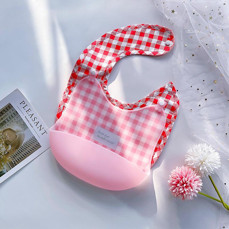 6-Layer Cotton Baby Bib - 360° Absorbent Gauze, Korean Style