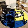 Minion Office Round Area Rug, Indoor Mat Suitable For Office, Under Office Chairs Bedroom Living Room Home Decor, DT1212030