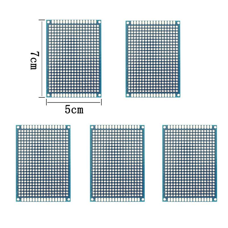 5-40PCS PCB Board Breadboard 2x8 3x7 4x6 5x7 7x9cm Universal PCB Experiment Blue Prototype Circuit Boards Diy Electronic Kit