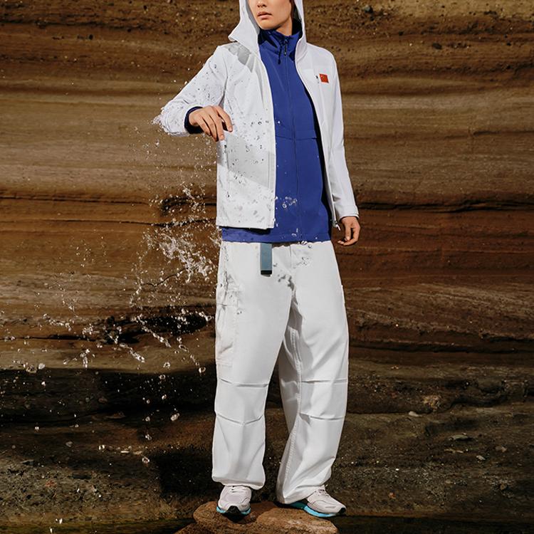 Anta Champion All-Weather Series Hooded Jacket With National Flag Embroidery Men Jacket 152310623-1