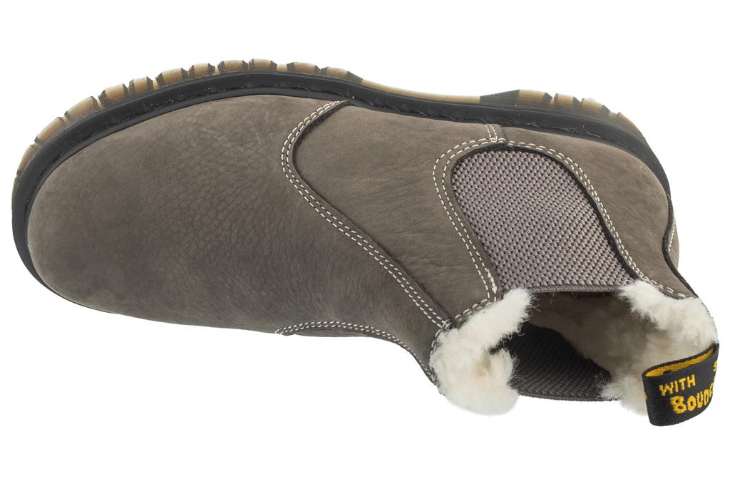 Dr. Martens 2976 Bex FL Chelsea Boot, Womens Grey Winter Boots