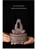Ceramic Zen Incense Burner: Indoor Aromatherapy & Tea Table Decor for Agarwood and Sandalwood Coils, Chinese Coarse Pottery Design.