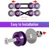 Bumper Trunk Quick Release Front Rear Bumper Fastener Kit (Purple)