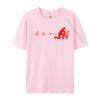 Heartbeat Tshirts Discount Camisa Simple Style Classic Cotton Printed Tops Tees 2024 Brand New Fashion Short Sleeve Tee Shirt