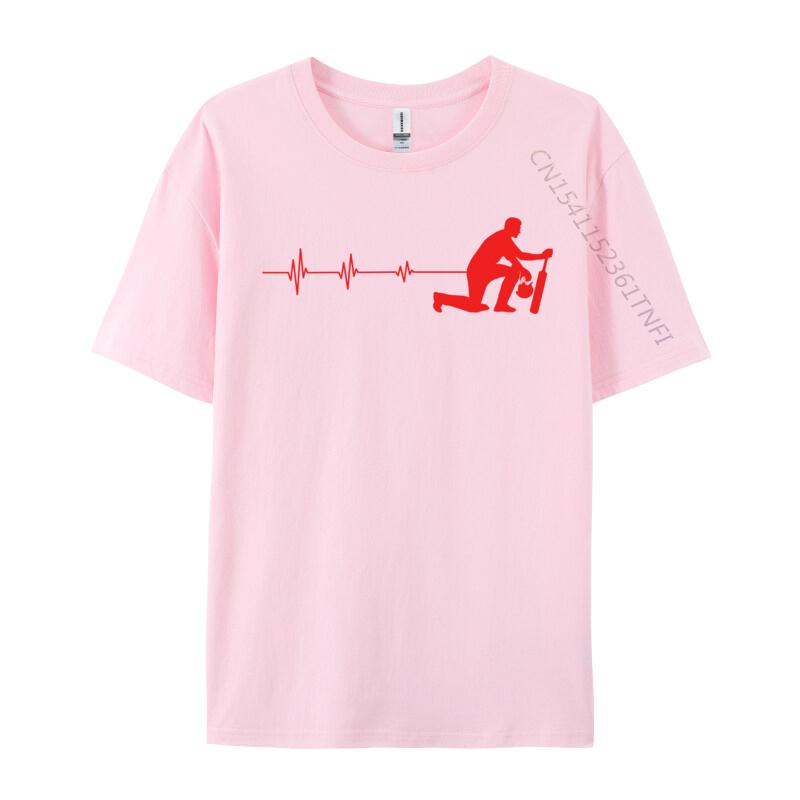 Heartbeat Tshirts Discount Camisa Simple Style Classic Cotton Printed Tops Tees 2024 Brand New Fashion Short Sleeve Tee Shirt