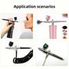 Airbrush Spray Gun for Painting Nails Modeling Crafts Cake Mini Spray Gun 0.3mm Nozzles Portable Airbrush Gun