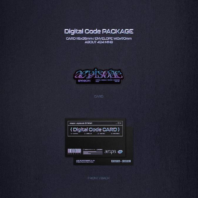 Vorbestellung aespa aepisode SYNK#1 Digitaler Code