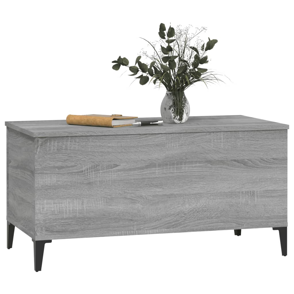  Coffee Table, Grey Sonoma Oak, 90x44.5x45 Cm