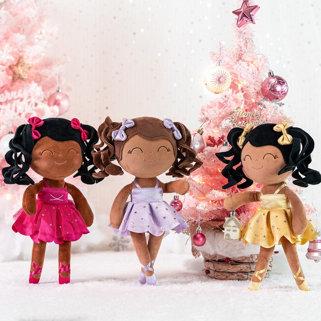 Brinquedos de pelúcia Novo design Bonecas bailarinas Cachos Bonecas Dreaming Girl Presentes para crianças Brinquedos macios Presente de aniversário para meninas