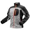 Knitted Sweatshirt Reinforced with Softshell Fabric, Size S