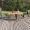 Day and Night - Day and Night Garden Dining Set 7 Pieces Anthracite Gray Synthetic Rattan