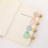 Retro Pen Clip Cartoon Journal Clip Portable Paper Fix Clips  School