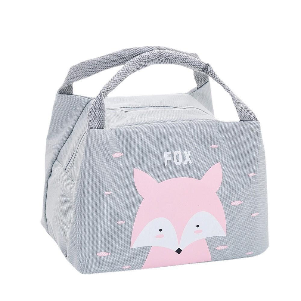 Cartoon Children's Lunch Bag Thermal Insulation Aluminum Film High Quality Waterproof Oxford Cloth Portable Lunch Bags Tote New