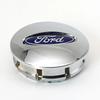 ABS 65mm Car Styling Wheel Center Hub Cap Emblem Logo Hub Cap Silver For Ford Fiesta Mondeo Fusion Explorer Escape Car Styling