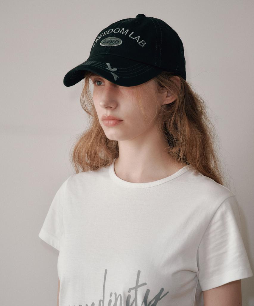 AEGO FREEDOM LAB Signature Logo Cap_Black
