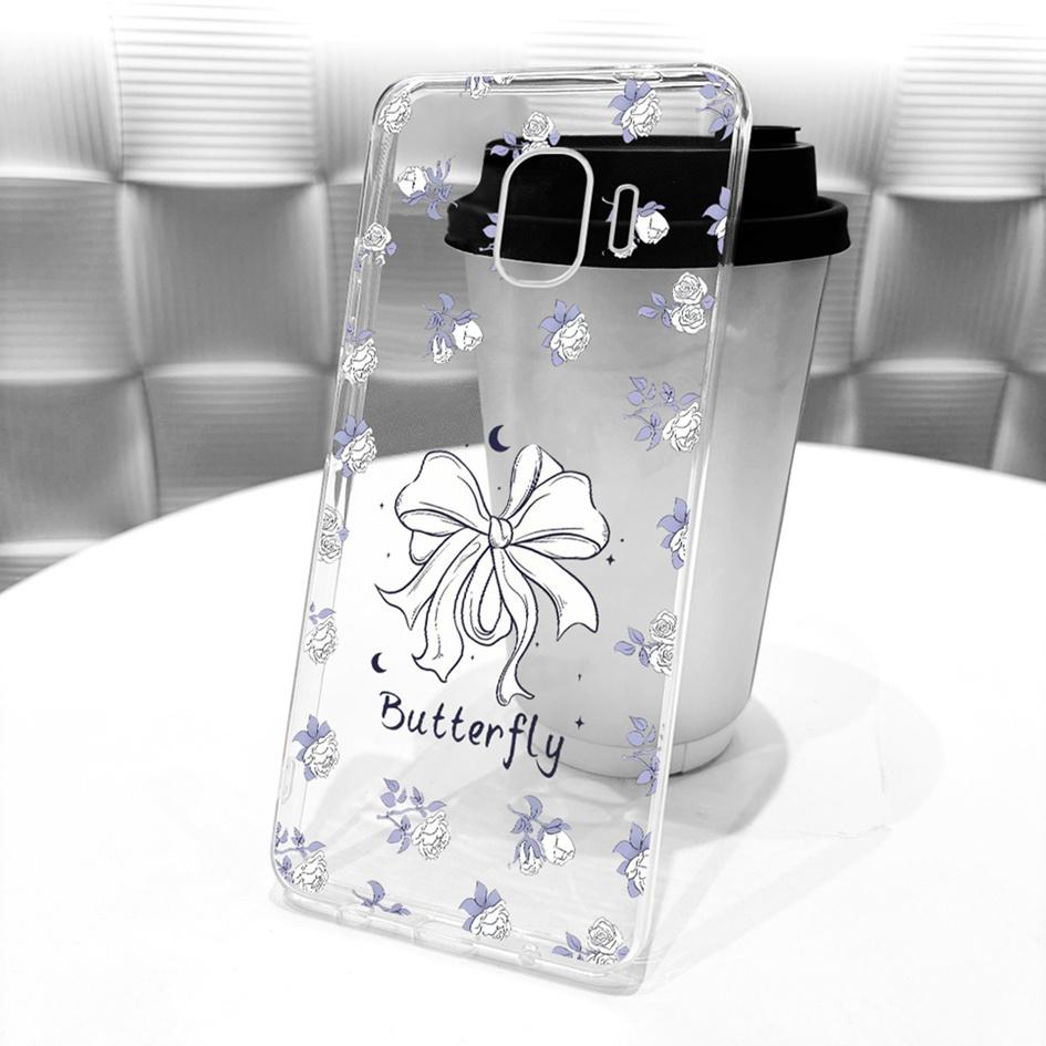 For Samsung Galaxy J2 Core Case SM-J260F Fashion Butterfly Soft Slim Silicone Cover For Samsung J2 Pro 2018 Grand Prime Pro Capa