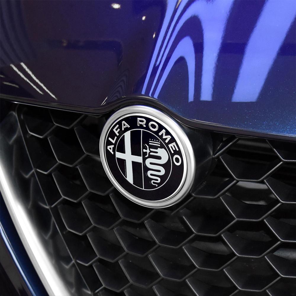 Car Stickers For Alfa Romeo 1PC Car Front Grill Emblem Covers Sticker Center Console Knob Interior Sticker For Alfa Romeo Sporti