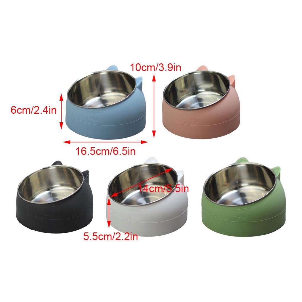 Tilt Protection Neck Pet Feeder Bowl Convenient Feeding Improved Eating Posture Pet Dog Bowl