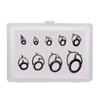 Stainless Steel O Ring Tackle Box Accessories Fishing Rod Guide Eye Ceramic Ring Tip Repair Kit