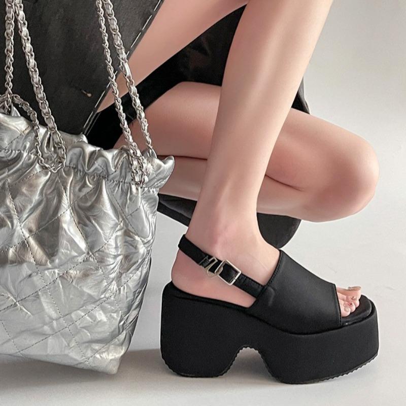 Mode Sommer Damenmode Leopardenmuster Zehenfreie Sandalen Plateau Party High Heels Designer Freizeitschuhe für Damen Zapatillas Mujer