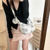 Stylish Women's Shoulder Bag 2024 Chic Floral Design Nylon Tote For Casual Travel