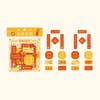 40pcs DIY Mini Couplet Stickers Pasteable Spring Festival Couplet Stickers  New Year Party