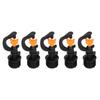 5PCS G1 2 Male Thread Rotating Sprinkler Head Misting Nozzle for Garden Irrigation Accessories