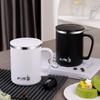 304 Stainless Steel Double-Layer Anti-Scalding Tape Cover Mouthwash Cup Coffee Cup Tea Cup Printable Gift